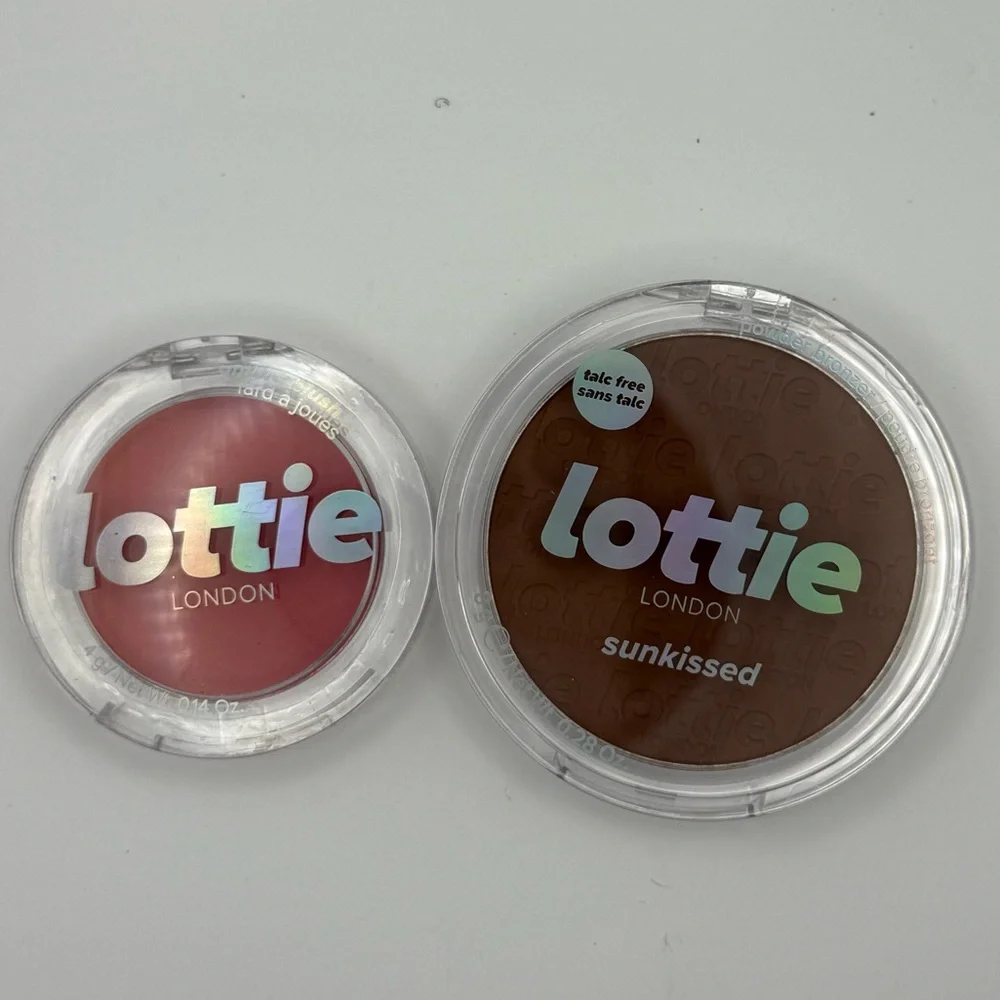 Lottie London Blush and Bronzer Set, Red Hot & Sunglow